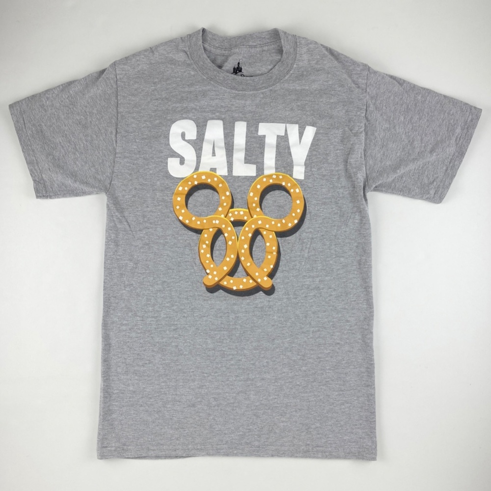 Disney Parks Mickey Mouse Salty Pretzel Small Shirt